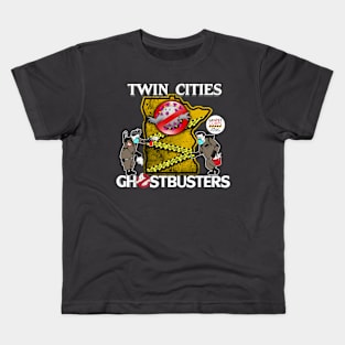 Twin Cities Ghostbusters Coronavirus Logo Kids T-Shirt